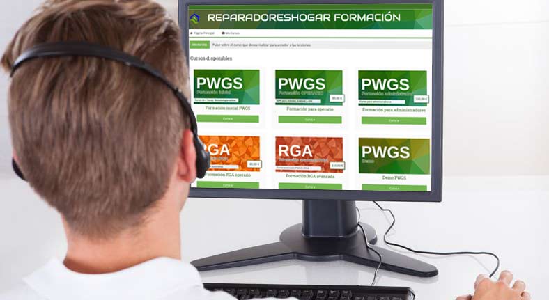 eformación para clientes de PWGS